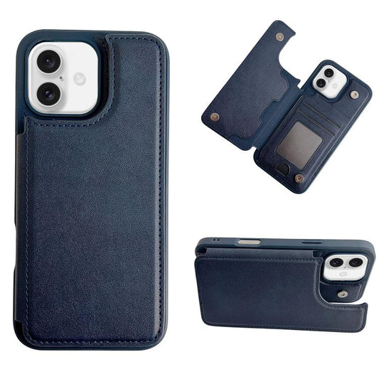 Magnetic Snap Multifunctional Card Wallet Holder Phone Case, For iPhone 16, For iPhone 15 Pro Max, For iPhone 15 Pro  