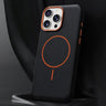 Elephant Leather Full Coverage Magnetic Microfiber Leather PC Phone Case, For iPhone 16 Pro Max, For iPhone 16 Pro, For iPhone 16 Plus  