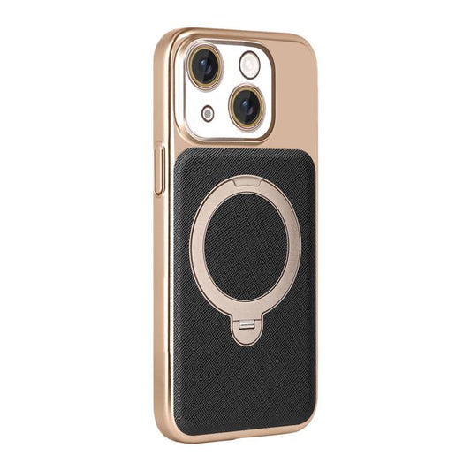 Gold Shield Magnetic Holder Lens Film Phone Case, For iPhone 15, For iPhone 14, For iPhone 14 Pro, For iPhone 14 Pro Max, For iPhone 13 Pro Max, For iPhone 13 Pro, For iPhone 13