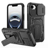 Slid Camera Shield Invisible Holder PC Hybrid TPU Phone Case, For iPhone 17e / 16e, For iPhone 17 Pro Max, For iPhone 17 Pro, For iPhone 17  