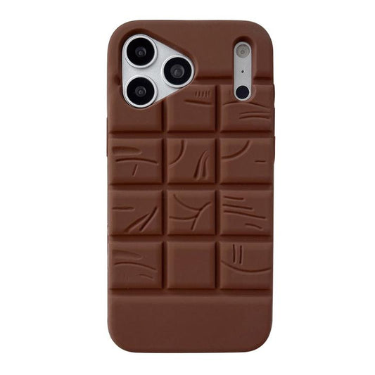 Melted Chocolate Silicone Phone Case, For iPhone 17 Pro Max, For iPhone 17 Pro, For iPhone 17, For iPhone 16 Pro Max, For iPhone 16 Pro, For iPhone 16 Plus, For iPhone 16, For iPhone 15 Pro Max, For iPhone 15 Pro, For iPhone 15 Plus, For iPhone 15     ...  