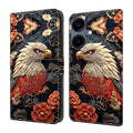 Eagle and Flowers