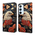  Eagle and Flowers