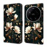 Crystal-Like Painted Vegan Leather Phone Case, For Xiaomi 17 Ultra  