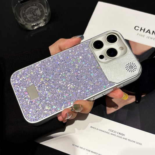 Starry Sequin Diamond PC Phone Case, For iPhone 15 Pro, For iPhone 15 Plus / 14 Plus, For iPhone 15, For iPhone 14 / 13  
