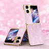 Electroplate Glittery Shockproof Phone Case, For OPPO Find N2 Flip  