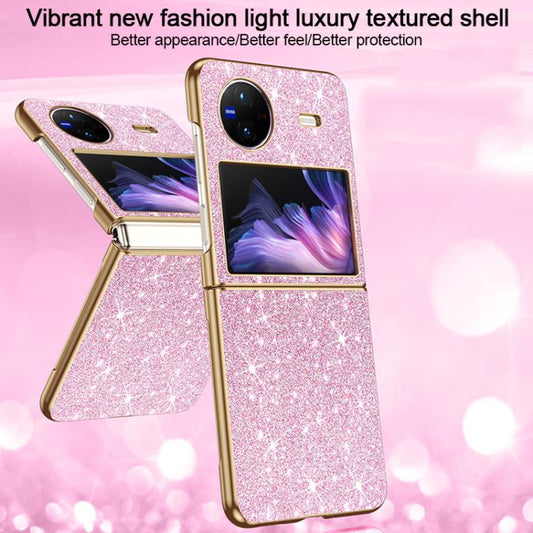 Electroplate Glittery Shockproof Phone Case, For vivo X Flip