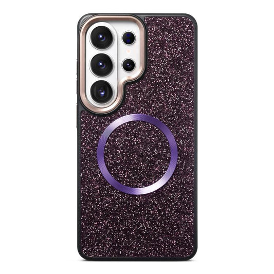 Glitter Airbag Shockproof Magnetic Phone Case, For Galaxy S26 Ultra 5G, For Galaxy S26 5G, For Galaxy S25 Ultra 5G, For Galaxy S24 Ultra 5G, For Galaxy S24 5G  