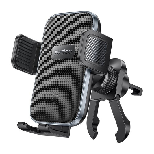 Yesido C318 15W Car Air Vent Clip Wireless Fast Charging Phone Holder, C318  