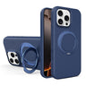Liquid Silicone Magnetic Phone Case with Rotating Stand, For iPhone 16 Pro Max, For iPhone 16 Pro, For iPhone 16  