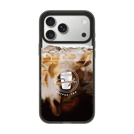 Matcha Latte Cake Pattern Magnetic Acrylic TPU Phone Case, For iPhone 17 Pro Max, For iPhone 17 Pro, For iPhone 17, For iPhone Air  