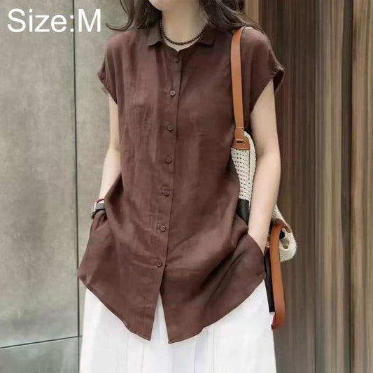 Lightweight Wrinkle-Resistant Quick-Dry Women Short Sleeve Shirt, M, L, XL, 2XL, 3XL