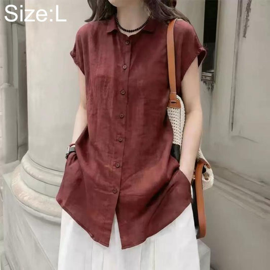 Lightweight Wrinkle-Resistant Quick-Dry Women Short Sleeve Shirt, M, L, XL, 2XL, 3XL