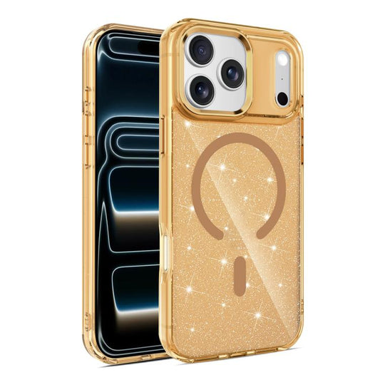 Luxury Glitter TPU + PC Magnetic Phone Case, For iPhone 17 Pro Max, For iPhone 17 Pro, For iPhone 17, For iPhone Air  