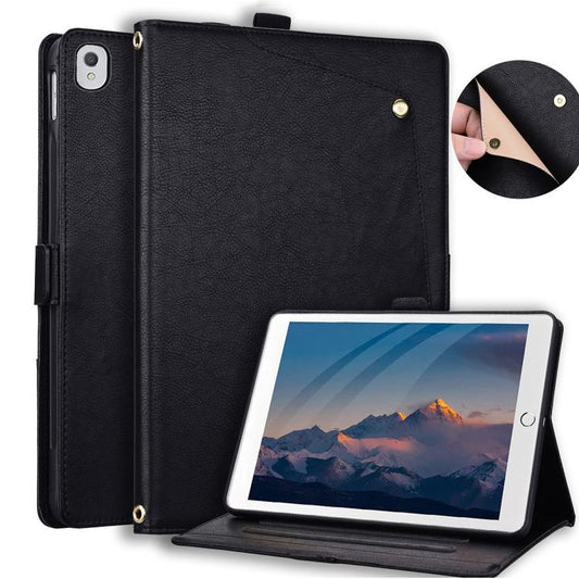 Front Pocket Business Vegan Leather Smart Tablet Case, For iPad 10.2 2021 / 10.5 2019  