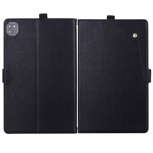 Front Pocket Business Vegan Leather Smart Tablet Case, For iPad Air 13 2026 / 2025 / 2024, For iPad Air 11 2026 / 2025 / 2024, For iPad Pro 13 2025 / 2024, For iPad Pro 11 2025 / 2024, For iPad 2025 / 2022, For iPad mini 2024 / mini 6  