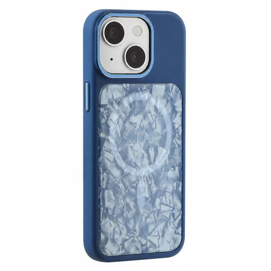 Iridescent Solid Color Shell Patterned Magnetic Phone Case, For iPhone 15, For iPhone 14, For iPhone 14 Pro, For iPhone 14 Pro Max  