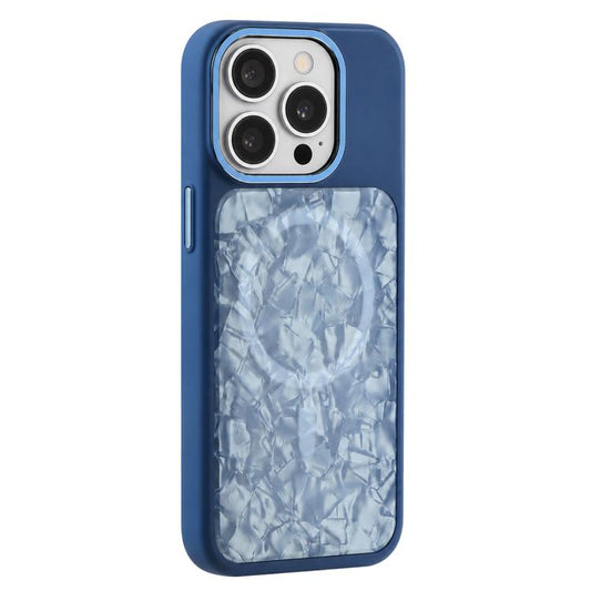Iridescent Solid Color Shell Patterned Magnetic Phone Case, For iPhone 13 Pro Max, For iPhone 13 Pro, For iPhone 13  