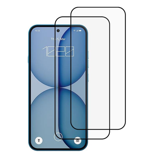 XDcase 2 PCS/Pack Silk-Printed HD Tempered Glass Film, For Nothing Phone 4a Pro, For Nothing Phone 4a  