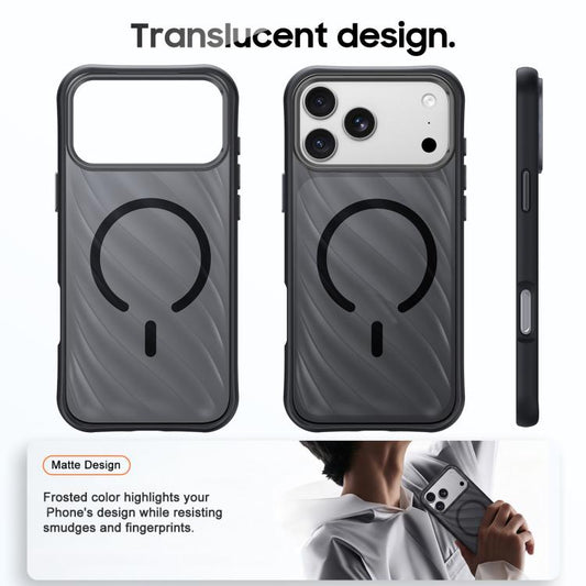 Colorful Skin-Feel Semi-Transparent Frosted Magnetic Phone Case, For iPhone 18 Pro / 17 Pro, For iPhone 18 Pro Max / 17 Pro Max, For iPhone 17  