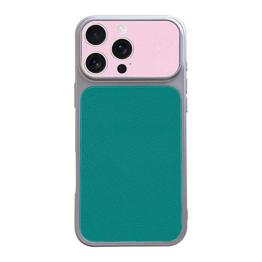 Corning Leather Textured Large Window Phone Case, For iPhone 16 Pro  