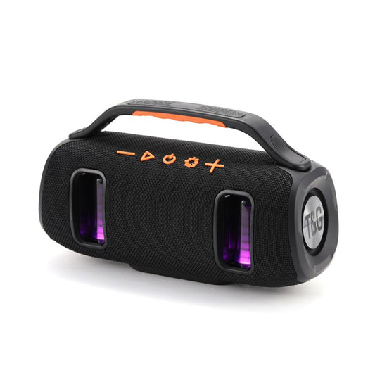 T&G TG-694 Portable Fabric Active Speaker RGB Light Waterproof Bluetooth Speaker  