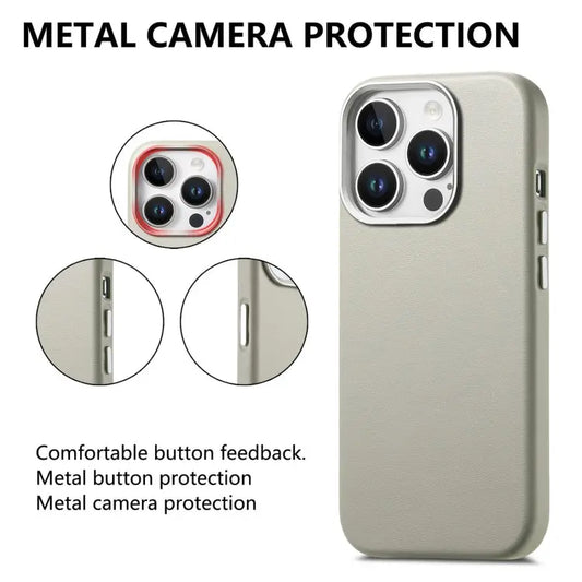Electroplated Metal Button MagSafe Phone Case, For iPhone 15 Pro, For iPhone 15 Plus, For iPhone 15  
