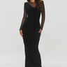  Evening dress model 202967 Makadamia 