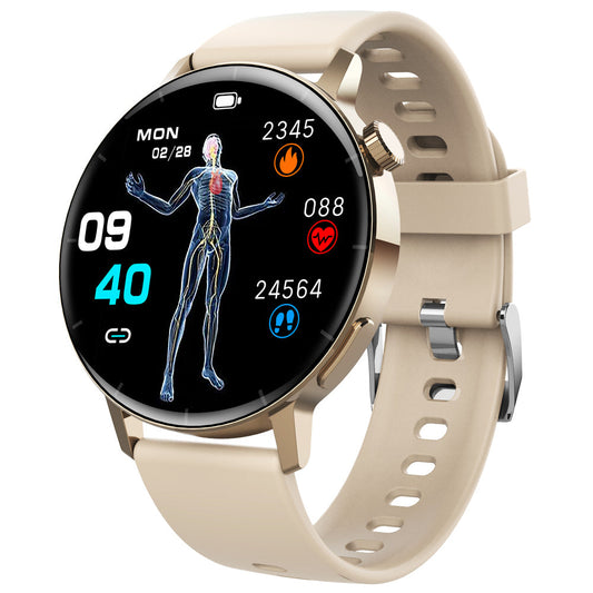 F67S Third Generation Blood Glucose Smart Watch Red Light True Blood Oxygen Pressure  