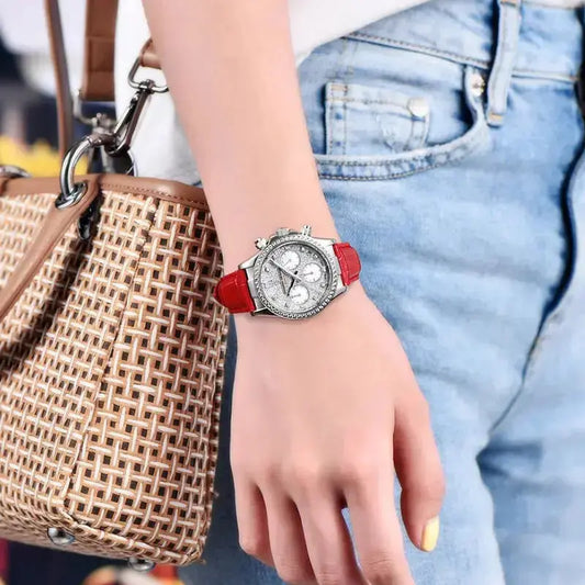 Fashion Diamond Calendar Luminous Fine Steel Women's Watch Utrano