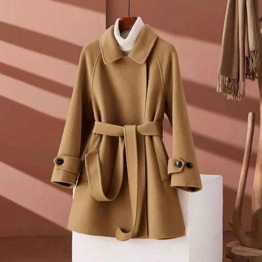 Fashion Personality Reversible Cashmere Coat Women  