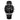 Fashion Sport Men's Stainless Steel Case Leather Band Quartz Analog Wrist Watch 