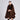 Fur Collar Shawl Cape Knitted Cardigan Baggy Coat  