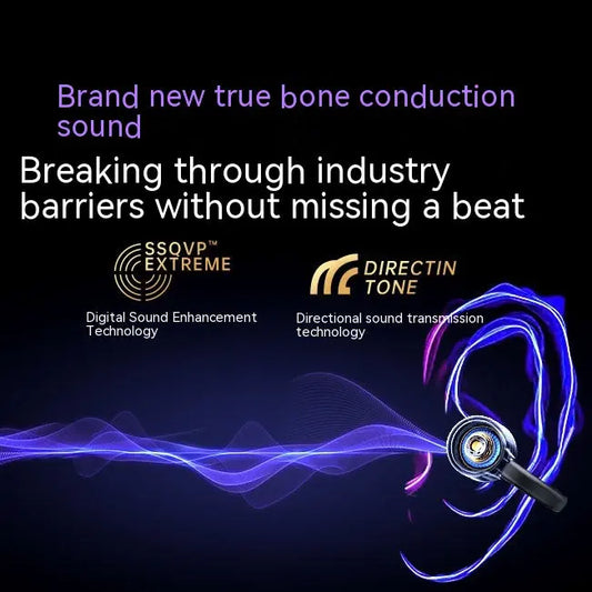 GW1 Bone Conduction Clip-on Wireless Bluetooth Headset  