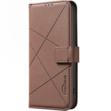 Geometric Pattern RFID Leather Phone Case, For iPhone 12 Pro Max, For iPhone 11 Pro Max, For iPhone 11, For iPhone 11 Pro  