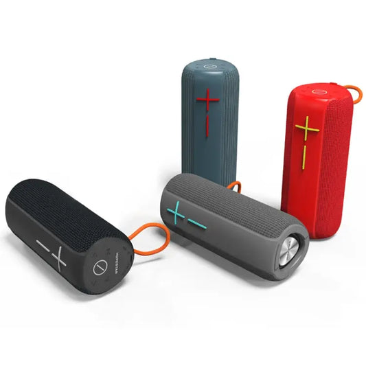 HOPESTAR P14 Pro Portable Outdoor Waterproof Wireless Bluetooth Speaker, Support Hands-free Call & U Disk & TF Card & 3.5mm AUX & FM, P14 Pro Blue, P14 Pro Red, P14 Pro Black, P14 Pro Grey Utrano