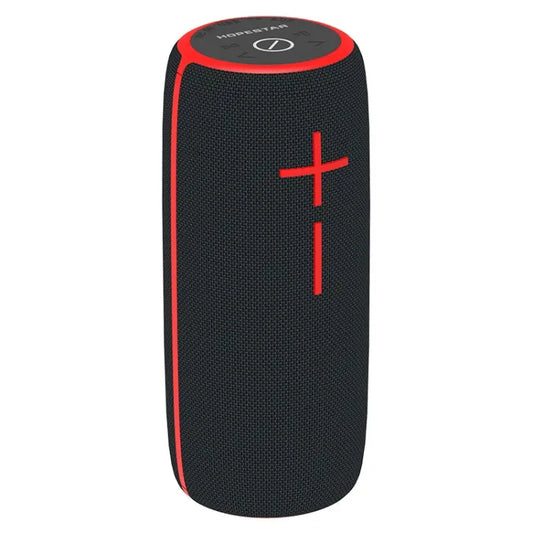 HOPESTAR P21 TWS Portable Outdoor Waterproof Woven Textured Bluetooth Speaker, Support Hands-free Call & U Disk & TF Card & 3.5mm AUX & FM, P21 Black, P21 Grey, P21 Blue, P21 Red Utrano