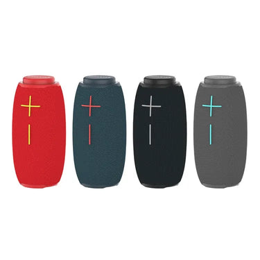 HOPESTAR P31 TWS Portable Outdoor Waterproof Lens-style Head Bluetooth Speaker with LED Color Light, Support Hands-free Call & U Disk & TF Card & 3.5mm AUX & FM, P31 Red, P31 Black, P31 Green, P31 Grey Utrano