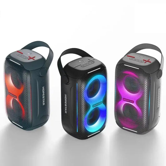 HOPESTAR Party200 mini Portable Tone Pulse RGB Light Bluetooth Speaker, Party200 mini Utrano