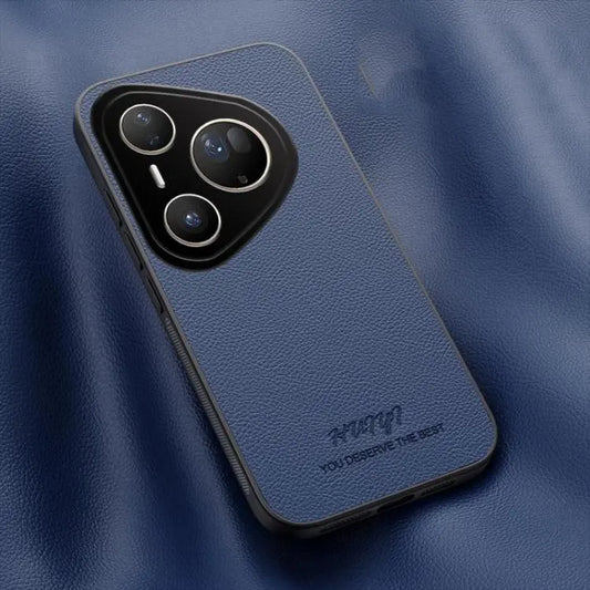 HUIYI Leather Magnetic Phone Case, For Huawei Pura 80 Ultra 5G, For Huawei Pura 80 Pro 5G, For Huawei Pura 80 5G, For Huawei nova 14 Ultra  For Huawei Pura 80 Ultra 5G / Blue