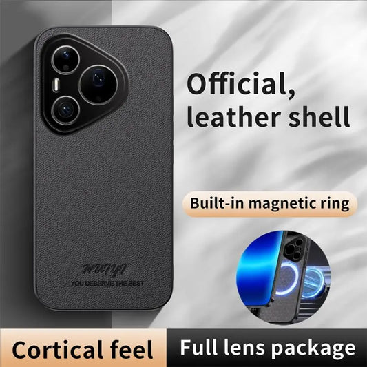 HUIYI Leather Magnetic Phone Case, For Huawei Pura 90 Pro Max 5G, For Huawei Pura 90 Pro 5G, For Huawei Pura 90 5G, For Huawei Enjoy 90 Pro Max 5G  
