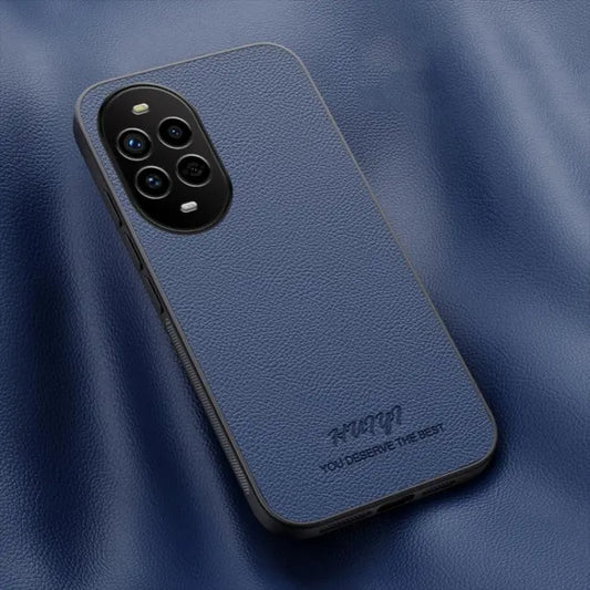 HUIYI Leather Magnetic Phone Case, For Huawei nova 13 Pro, For Huawei Pura 70 Pro / 70 Pro+, For Huawei Pura 70 Ultra, For Huawei Pura 70  For Huawei nova 13 Pro / Blue