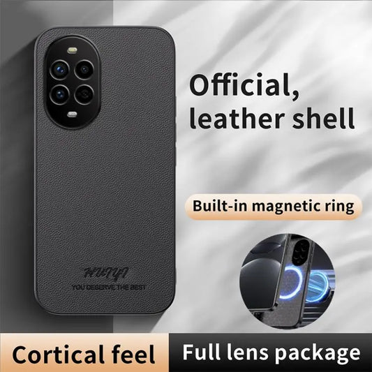 HUIYI Leather Magnetic Phone Case, For Huawei nova 13 Pro, For Huawei Pura 70 Pro / 70 Pro+, For Huawei Pura 70 Ultra, For Huawei Pura 70  
