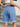 Heart-Pattern Rolled Hem Denim Shorts  