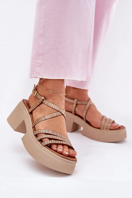  Heel sandals model 214994 Step in style 