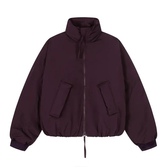 High collar cotton clothing  