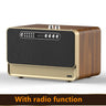 Home Wireless Bluetooth Speaker Wooden High Volume Dual Speaker Subwoofer  