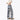 INS Streetwear Loose Patterned Lyocell Ice Silk Jeans  