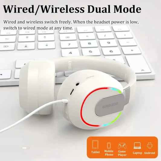 L850 Foldable ENC Noise Reduction Wireless Bluetooth Earphone with Microphone - UTrano
