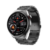 LEMFO LF38 1.6 inch IPS Screen Steel Strap Smart Watch Supports Blood Oxygen Monitoring(Black) - UTrano